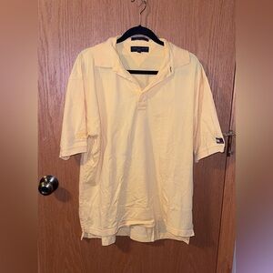 Vintage Tommy Hilfiger Golf Yellow Short Sleeve Polo Shirt Men's Size Medium
